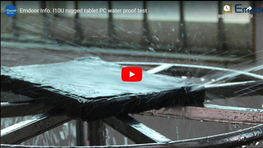 Informazioni Emdoor. Test resistente all'acqua per Tablet Pc robusto I10u