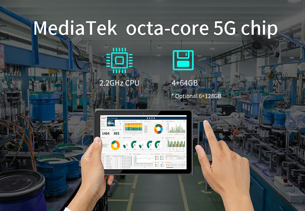 10,1 pollici Android 11 Media Tek Octa-core CPU Dual 5G EM-T195