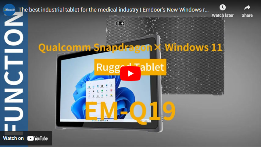 Il miglior tablet industriale per l'industria medica |